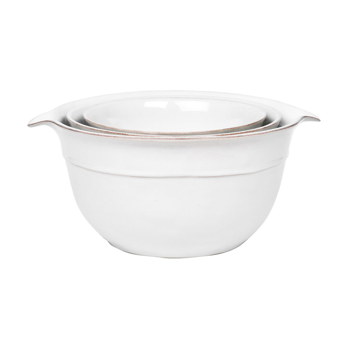 Puro Nesting Serving Bowls Set/3 - Whitewash | 2nd
