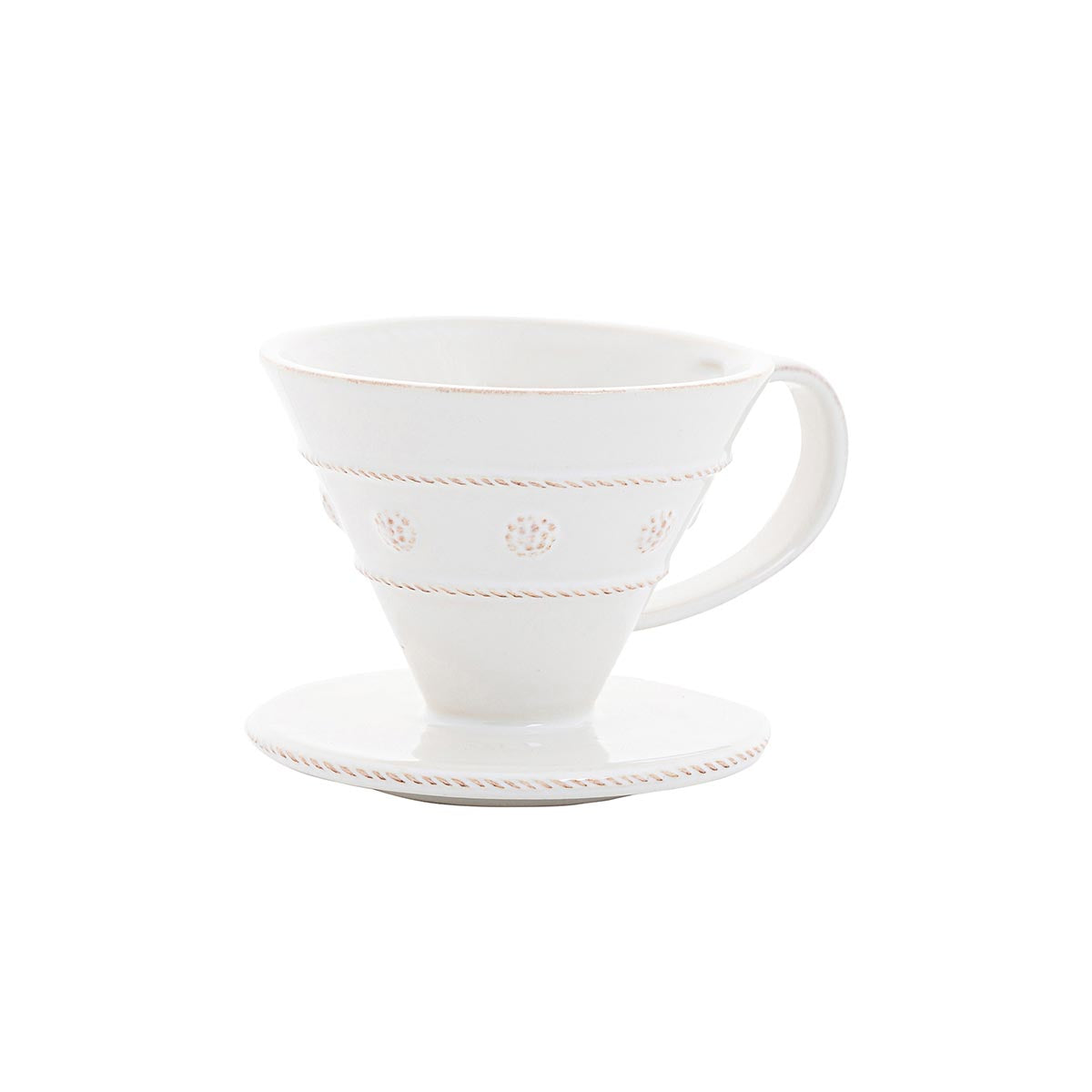 Berry & Thread Pour Over Coffee Cup - Whitewash-1st