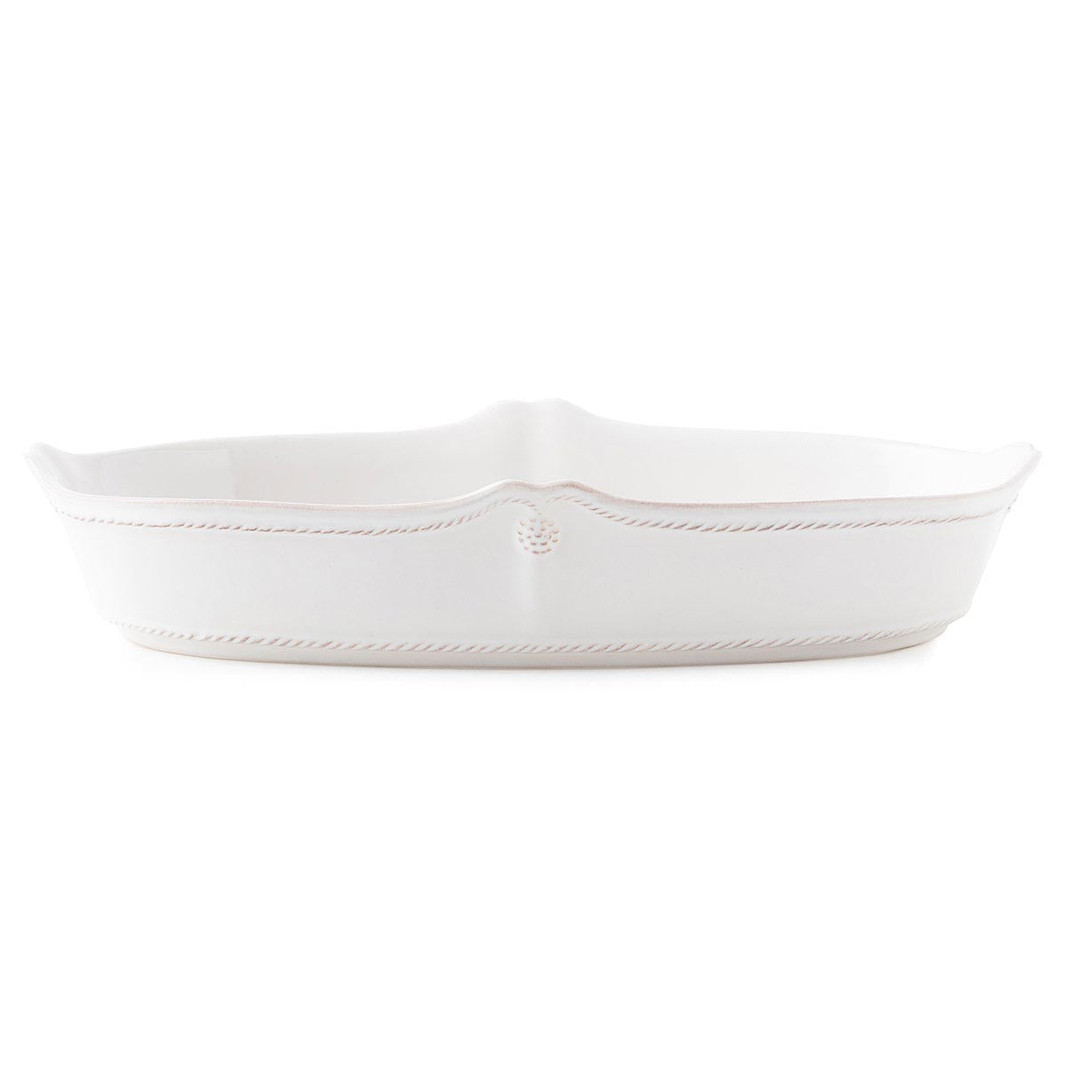 Berry & Thread 12" Oblong Server - Whitewash - Alternate View