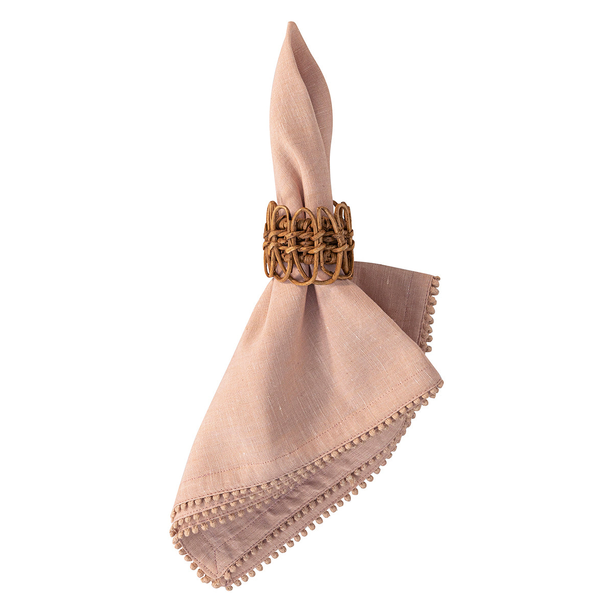 Berry Trim Napkin Set/4 - Blush | 1st
