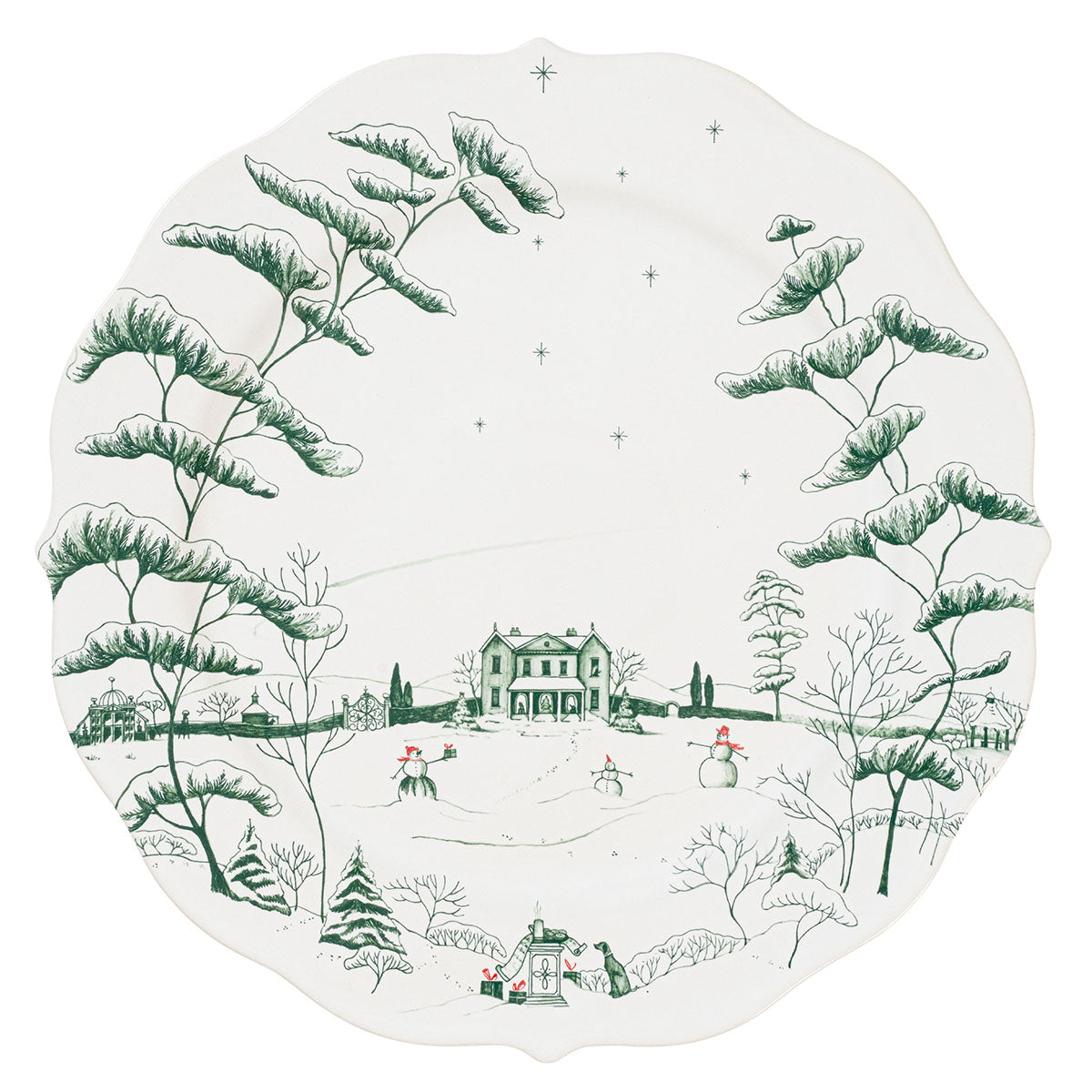 Country Estate Winter Frolic Charger Set/4 - Evergreen | 2nd
