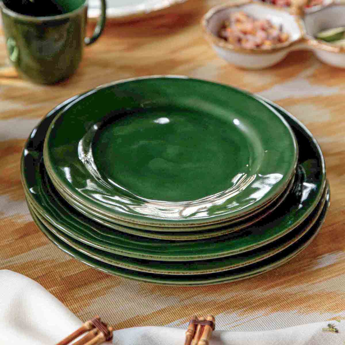 Puro Dessert/Salad Plate Set/4 - Basil - Detail