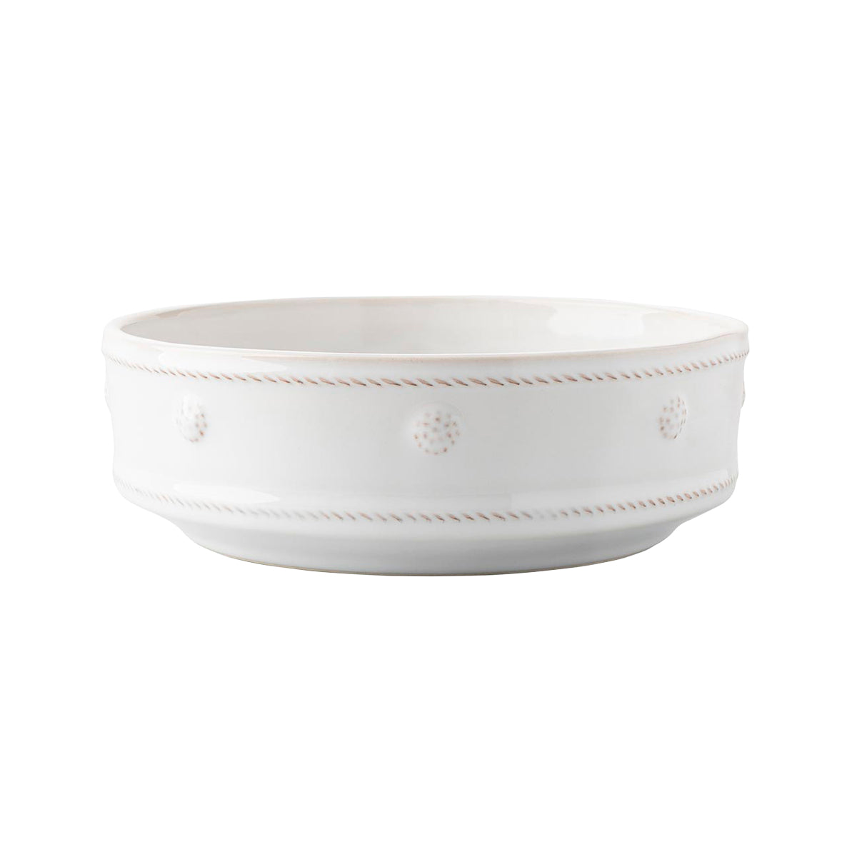 Berry & Thread 7in Pet Bowl - Whitewash-2nd