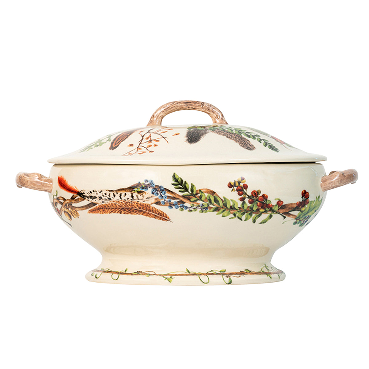 Forest Walk Tureen with Lid - Detail