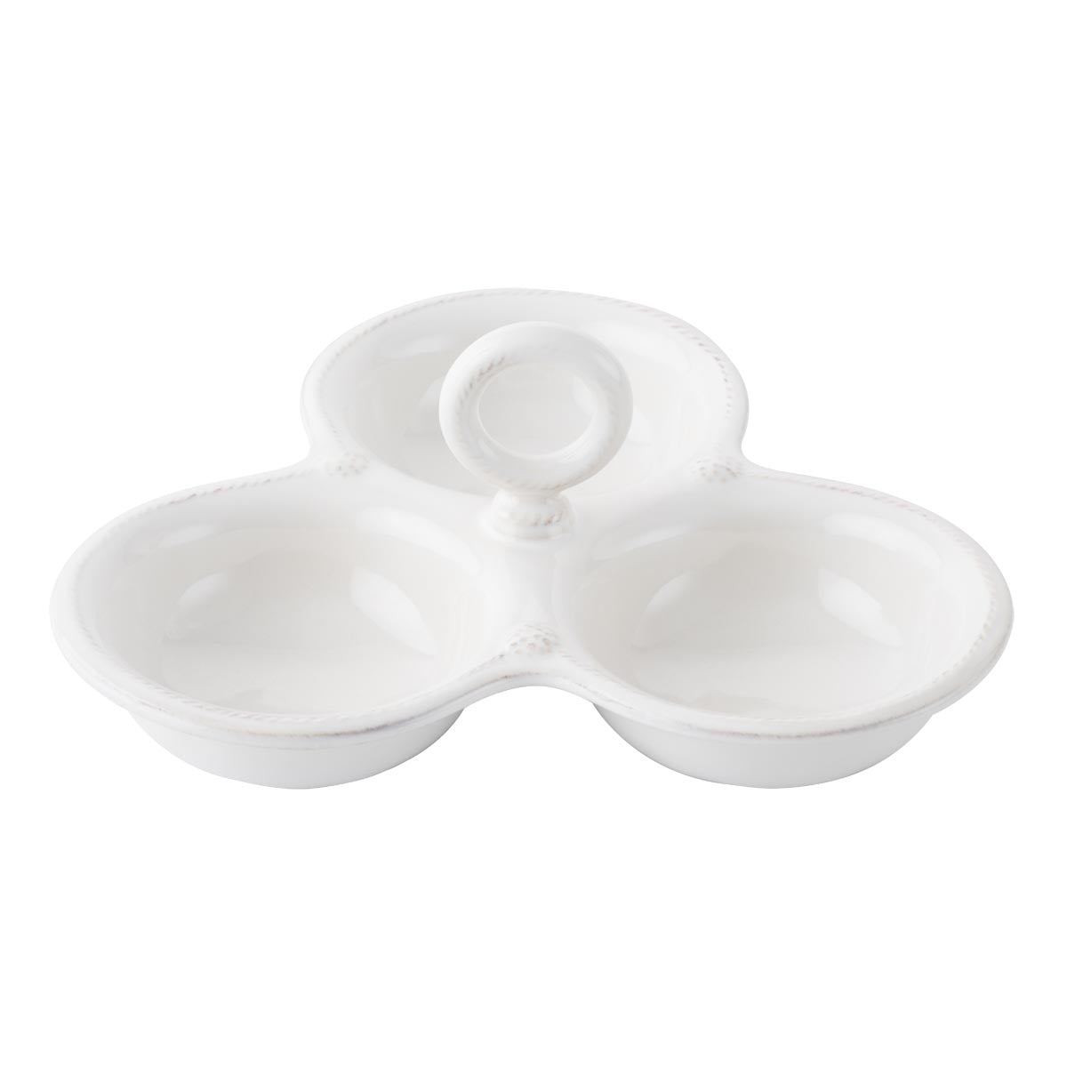 Berry & Thread Triple Bowl Server - Whitewash | 2nd