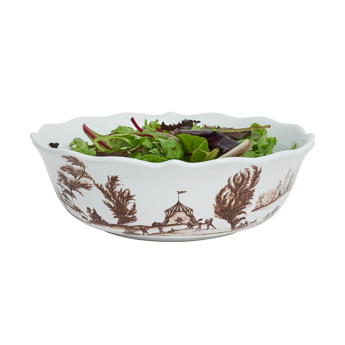 Product Image of Country Estate Harvest 10" Serving Bowl - Sepia with lettuce in it