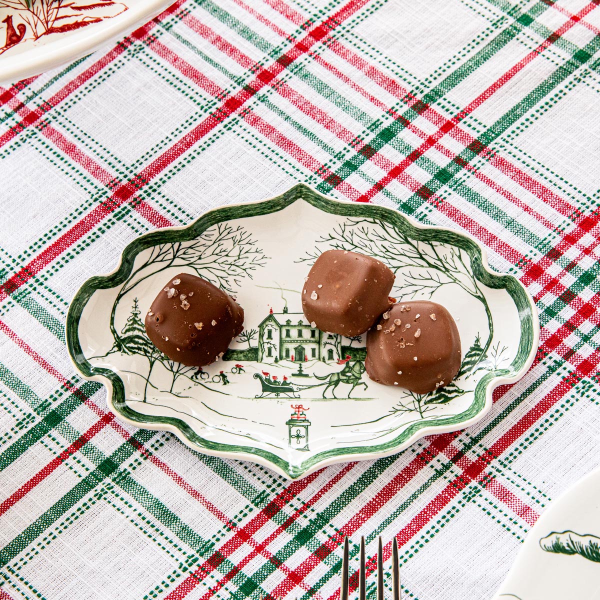 Country Estate Winter Frolic 7" Tray - Evergreen | 2nd