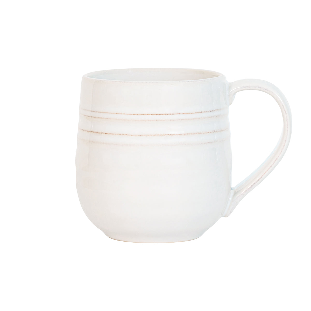 From our Bilbao Collection - Brimming with casual elegance, this generously sized mug is the perfect sophisticated neutral to pair with your every occasion for cozy sipping, from morning coffee to fireside hot chocolate.  