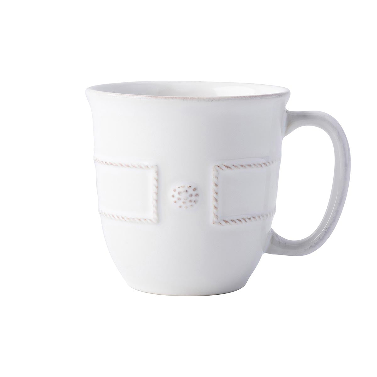 Berry & Thread French Panel Cofftea Cup Set/4 - Whitewash