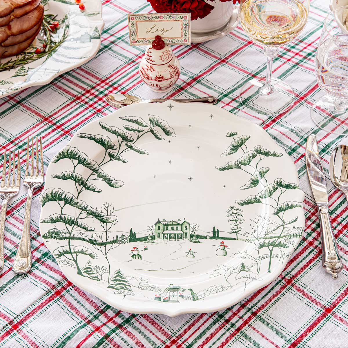 Country Estate Winter Frolic Charger Set/4 - Evergreen | 2nd