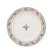 Decorative plate with floral patterns on a white background