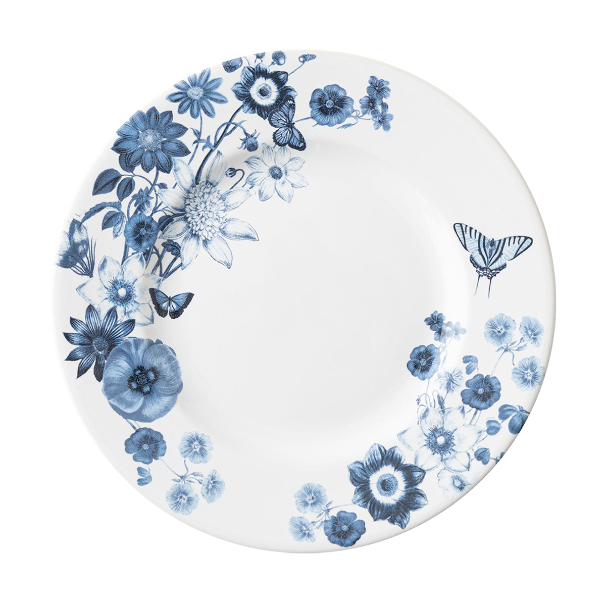 Field of Flowers Dinner Plate Set-4 - Chambray-2nd