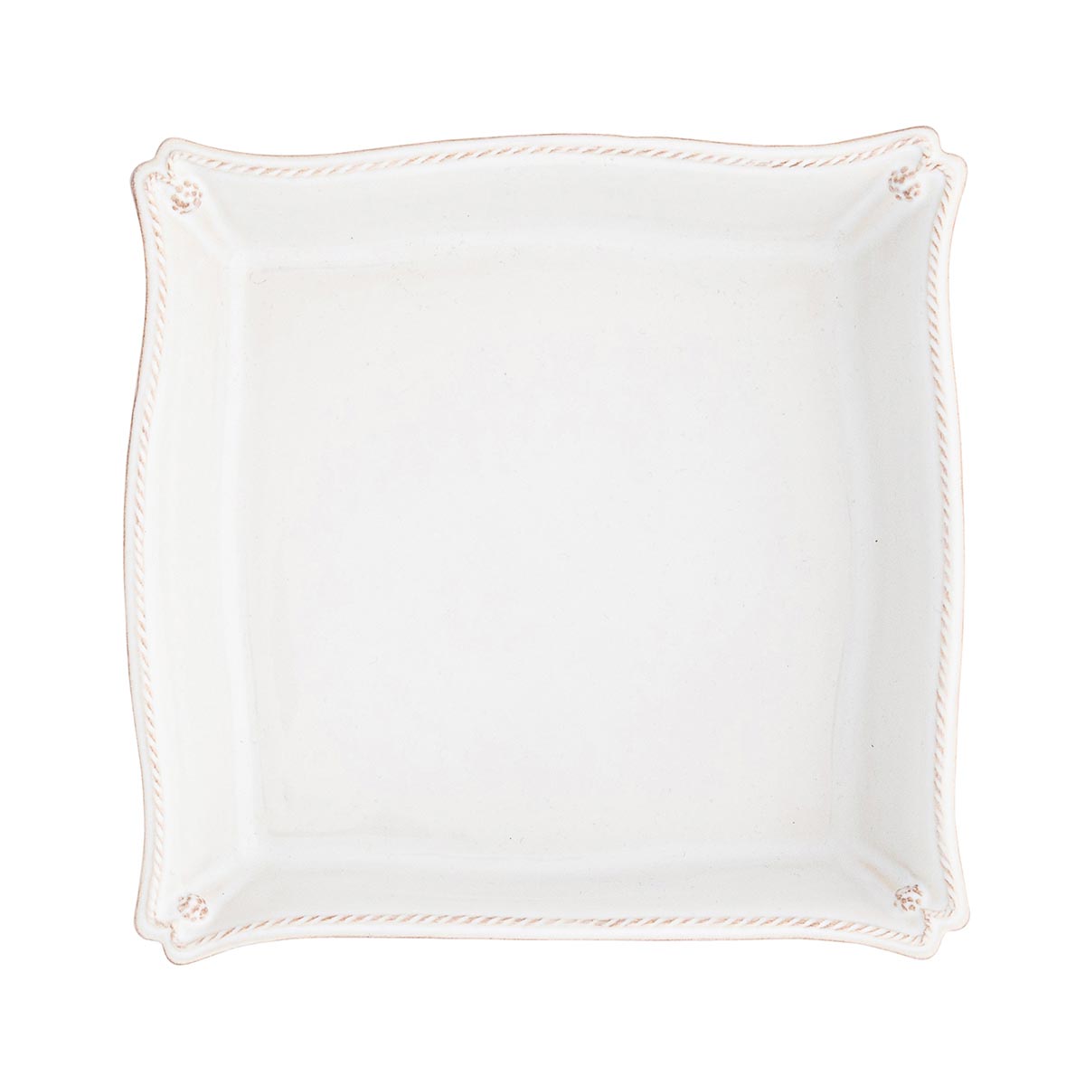 Berry & Thread Matzoh Plate - Whitewash