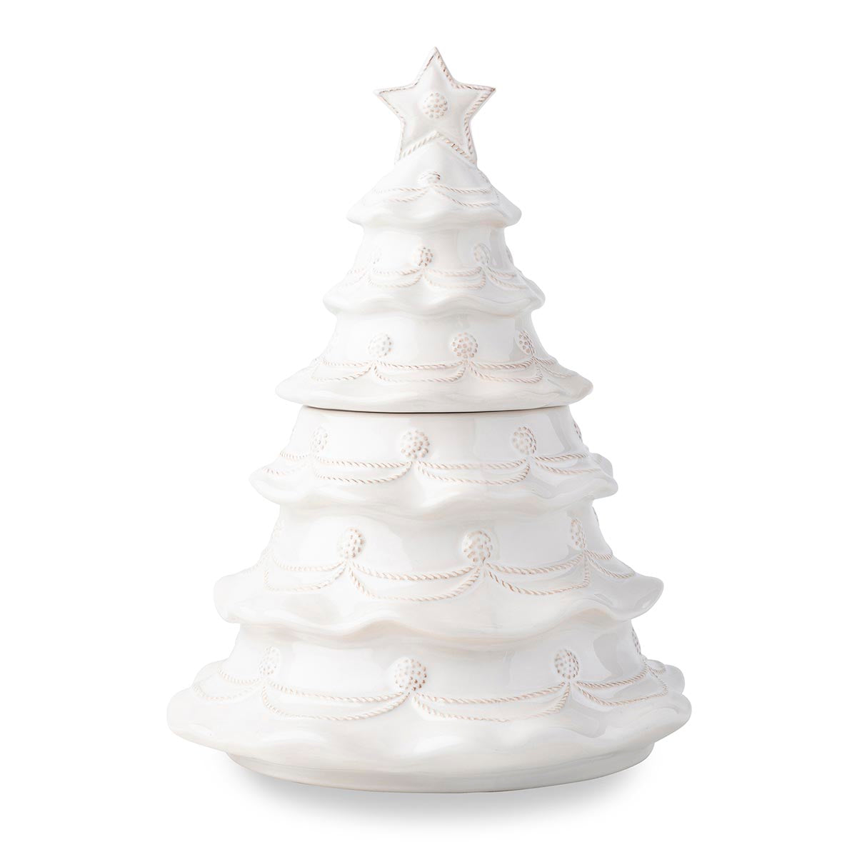 Berry & Thread Tree Cookie Jar - Whitewash
