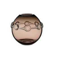 Adorned with our signature Ines motif in a new, exquisite espresso brown hue, this Rose Bowl is a must-have décor item for a guest room nightstand, powder room counter or entry way table. We like to think of the neutral nature of this colored glass like a classic piece of wood furniture it can pair with any décor style and any color palette, and last all season long!