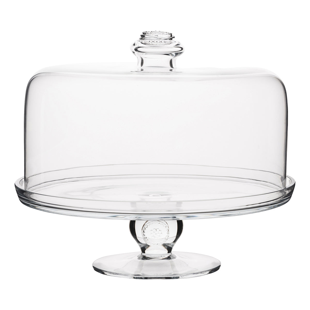 Libbey Selene 2 Piece Glass Cake Stand with Dome (L x W x H 41 x 32.2 x  37.6 cm) (Glass)