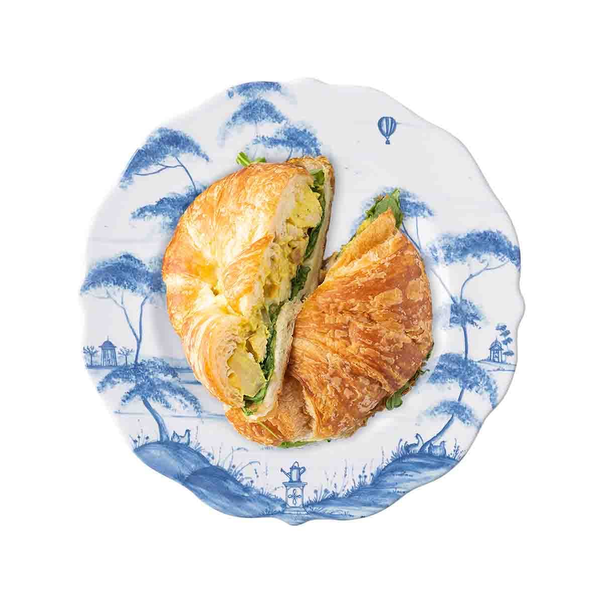 Country Estate Salad Plate Set/4 - Delft Blue - Alternate View