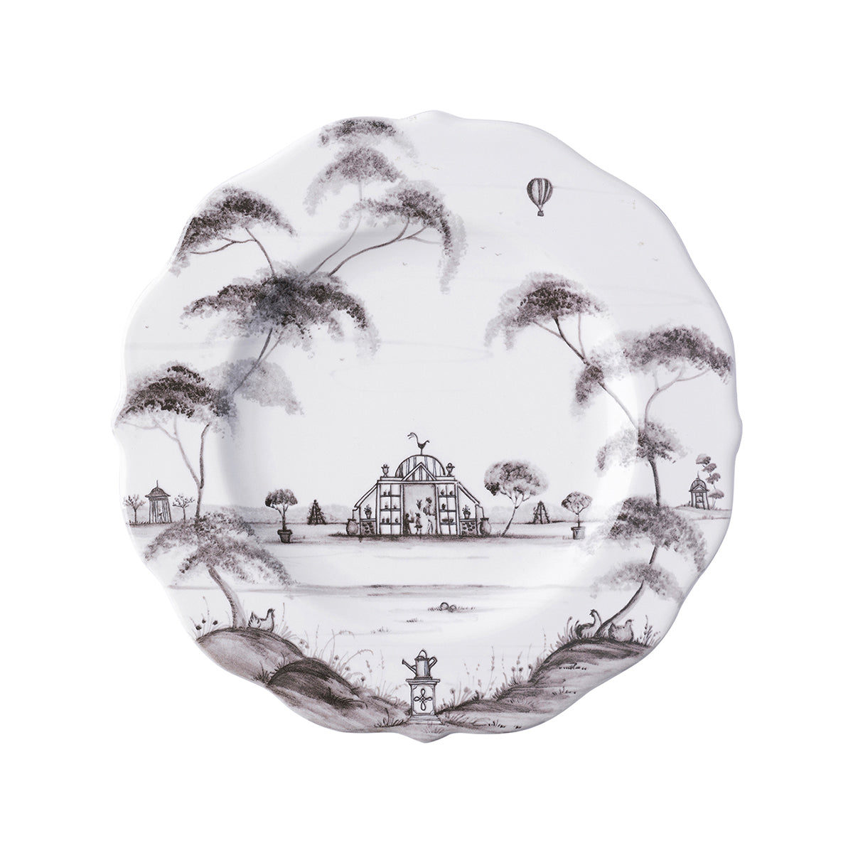 Country Estate Salad Plate Set/4 - Flint Grey