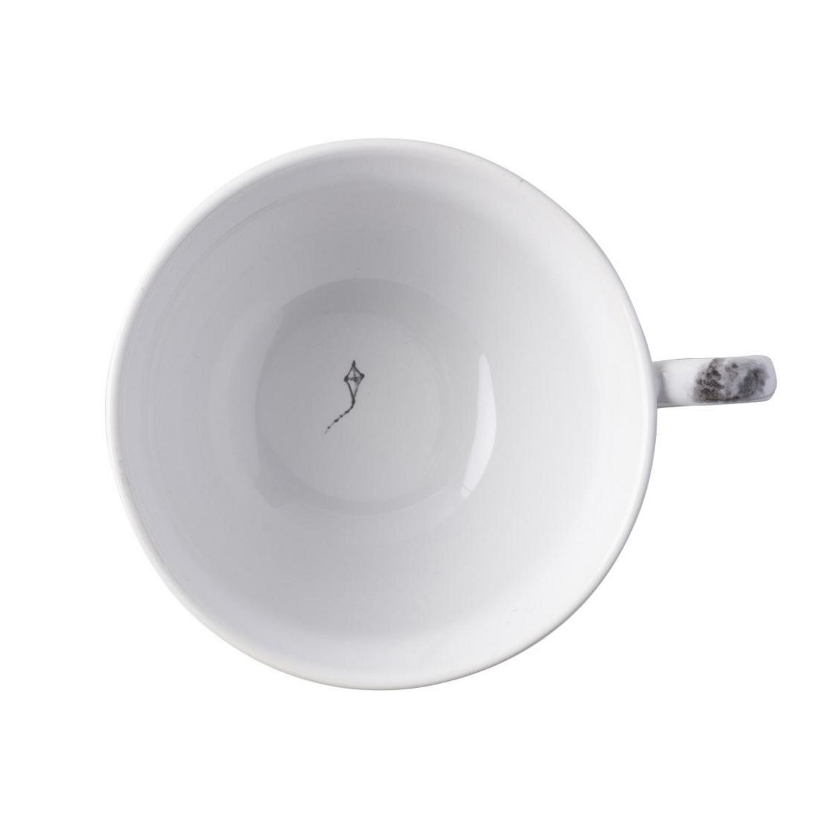 Country Estate Teacup Set/4 - Flint Grey - Alternate View