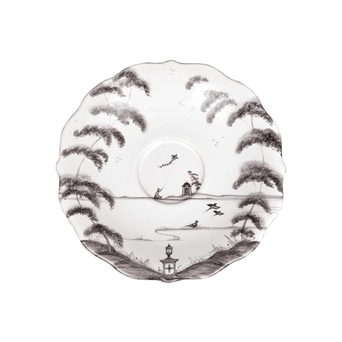 Country Estate Saucer Set/4 - Flint Grey
