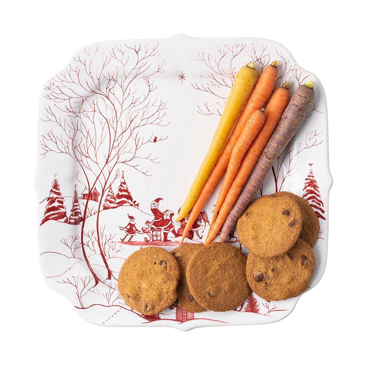 Country Estate Winter Frolic Cookie Tray - Ruby - Alternate View