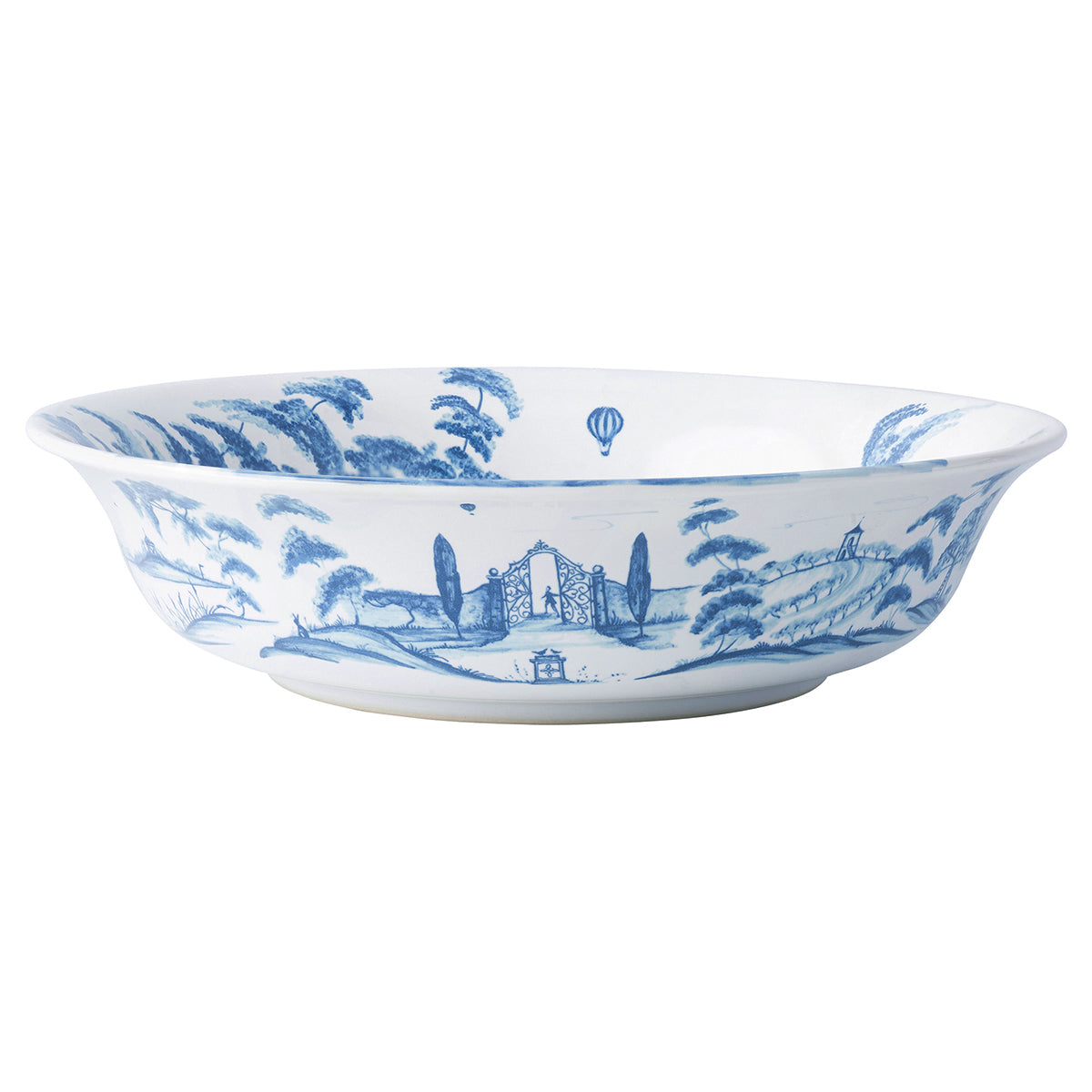 Country Estate 13in Serving Bowl - Delft Blue-2nd