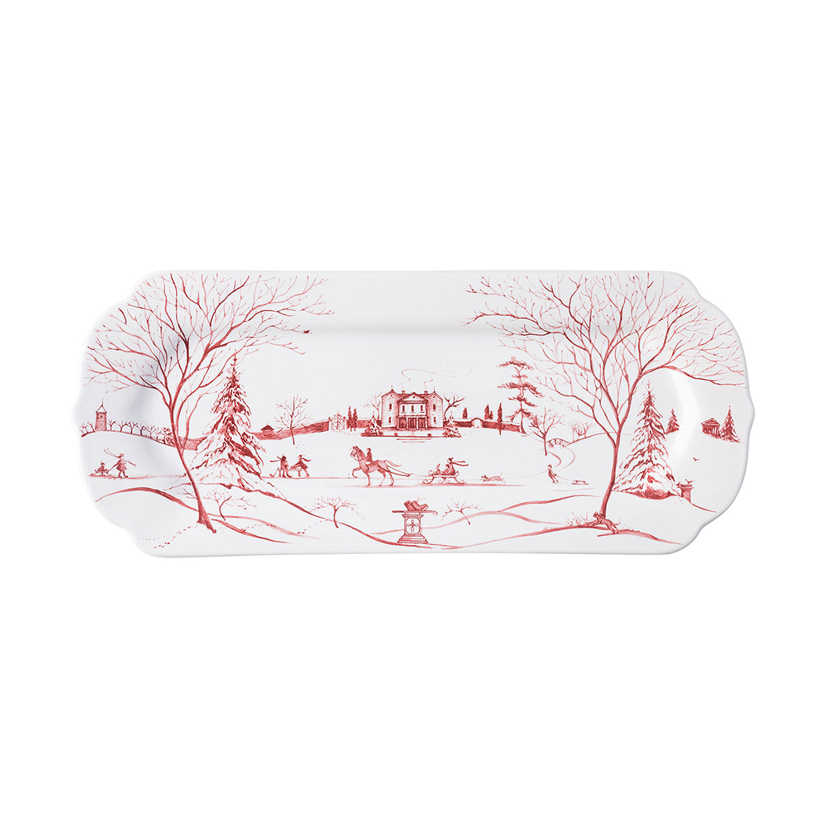 Country Estate Winter Frolic Hostess Tray | 2nd