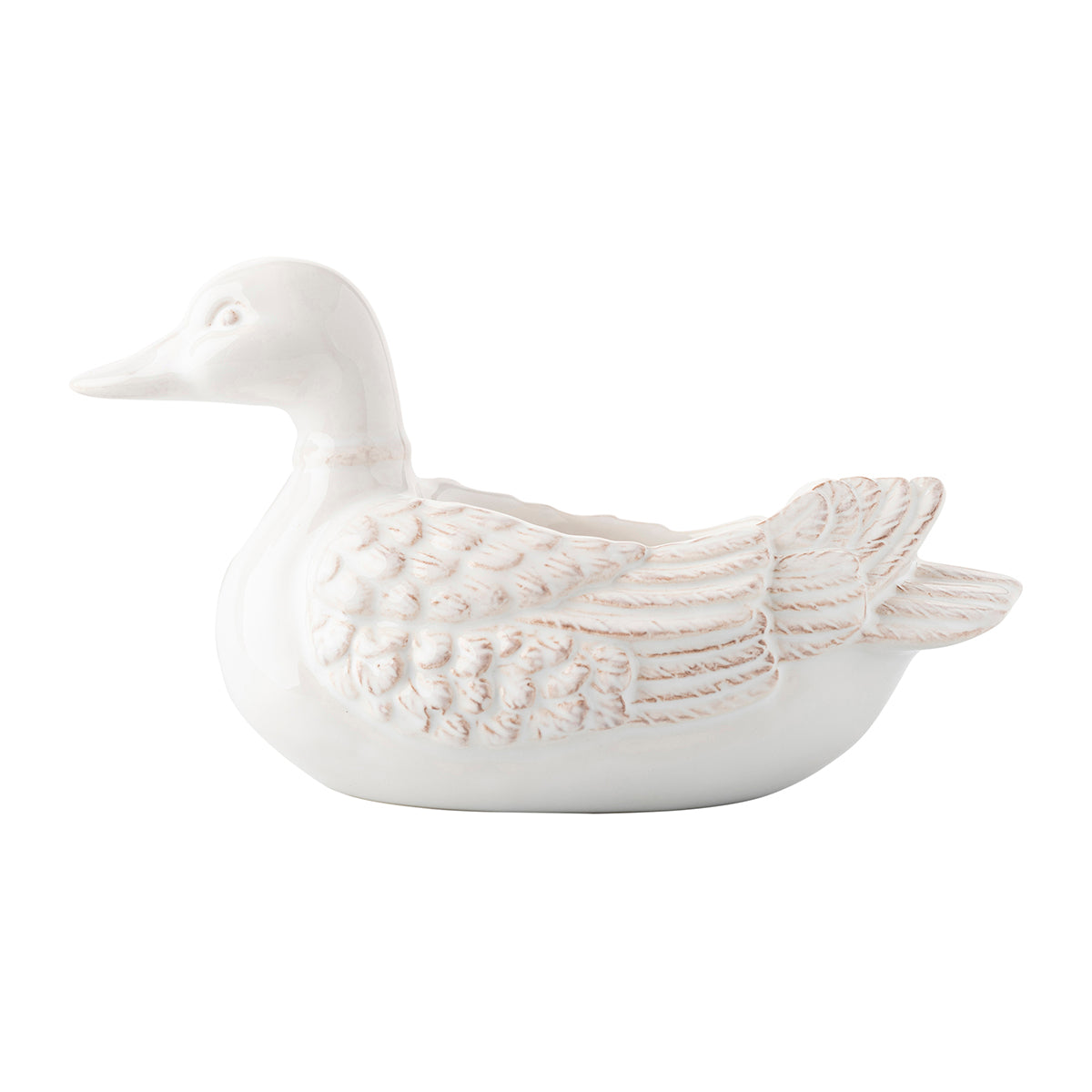 Clever Creatures Duck Bowl - Whitewash-2nd