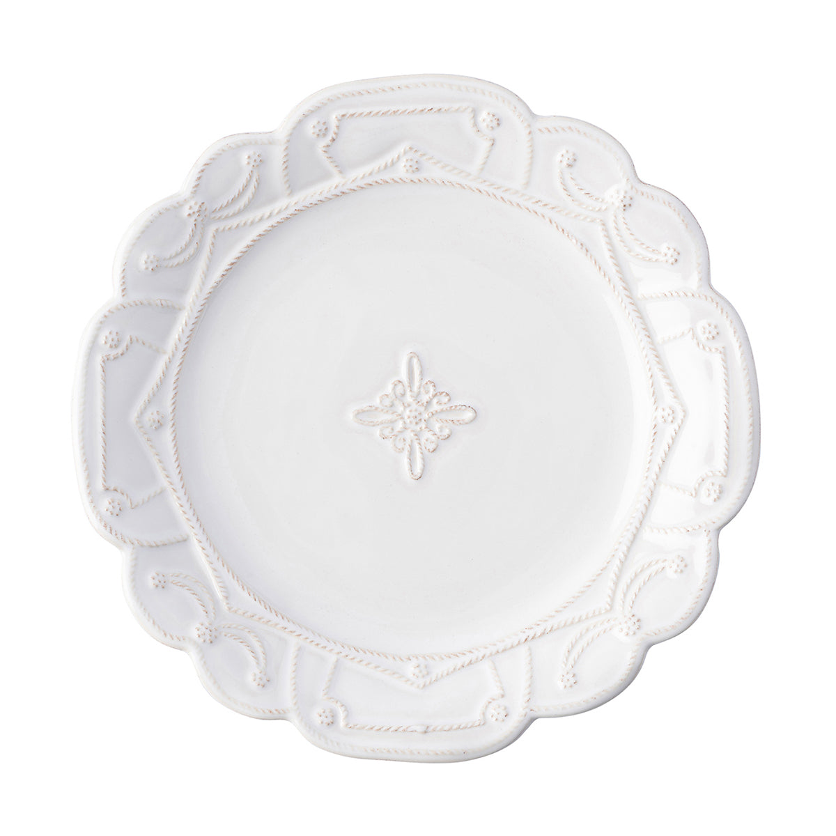 Jardins du Monde Dinner Plate Set/4 - Whitewash