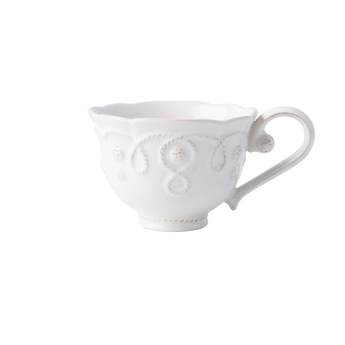 Jardins du Monde Tea Cup Set/4 - Whitewash