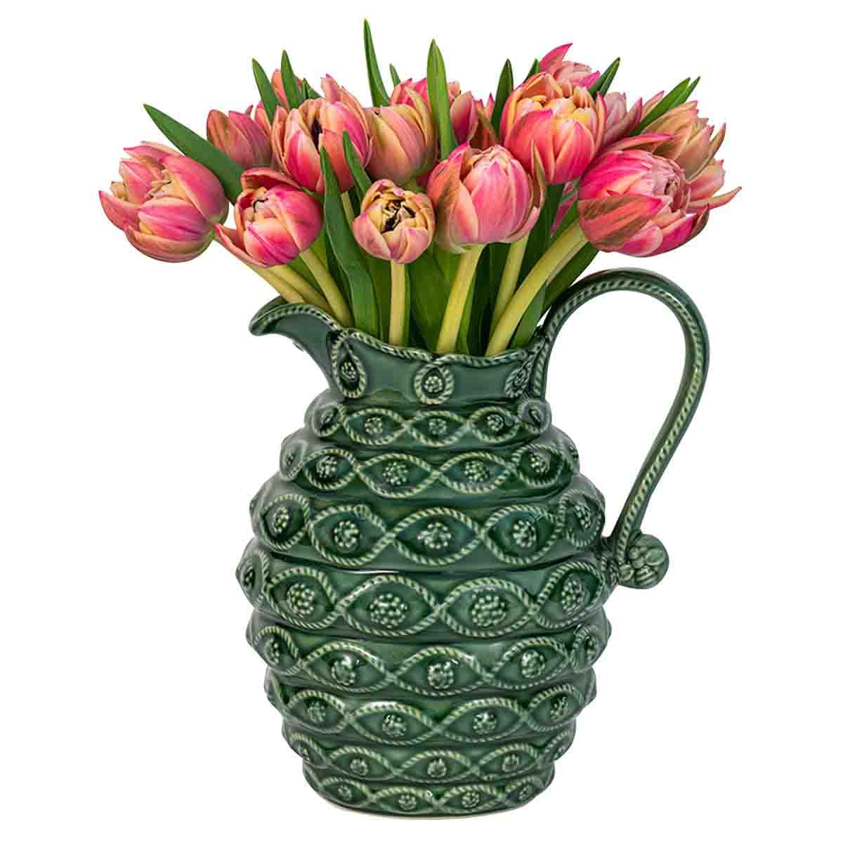 Veronica Beard Jardins Du Monde Ceramic Pitcher - Green | 2nd