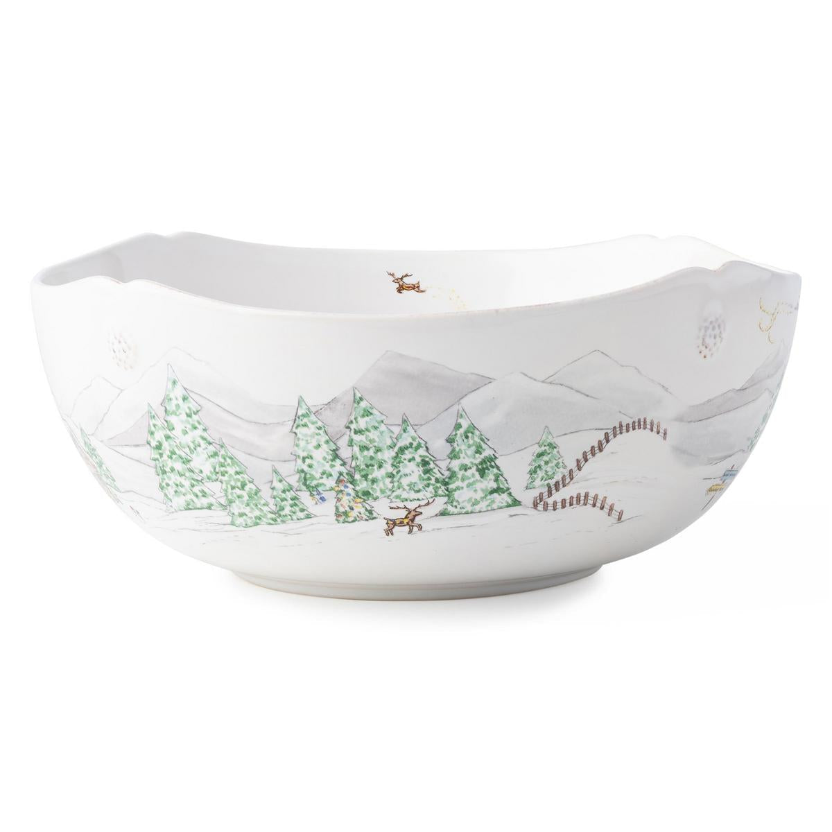 Berry & Thread North Pole 10" Serving Bowl - Alternate View