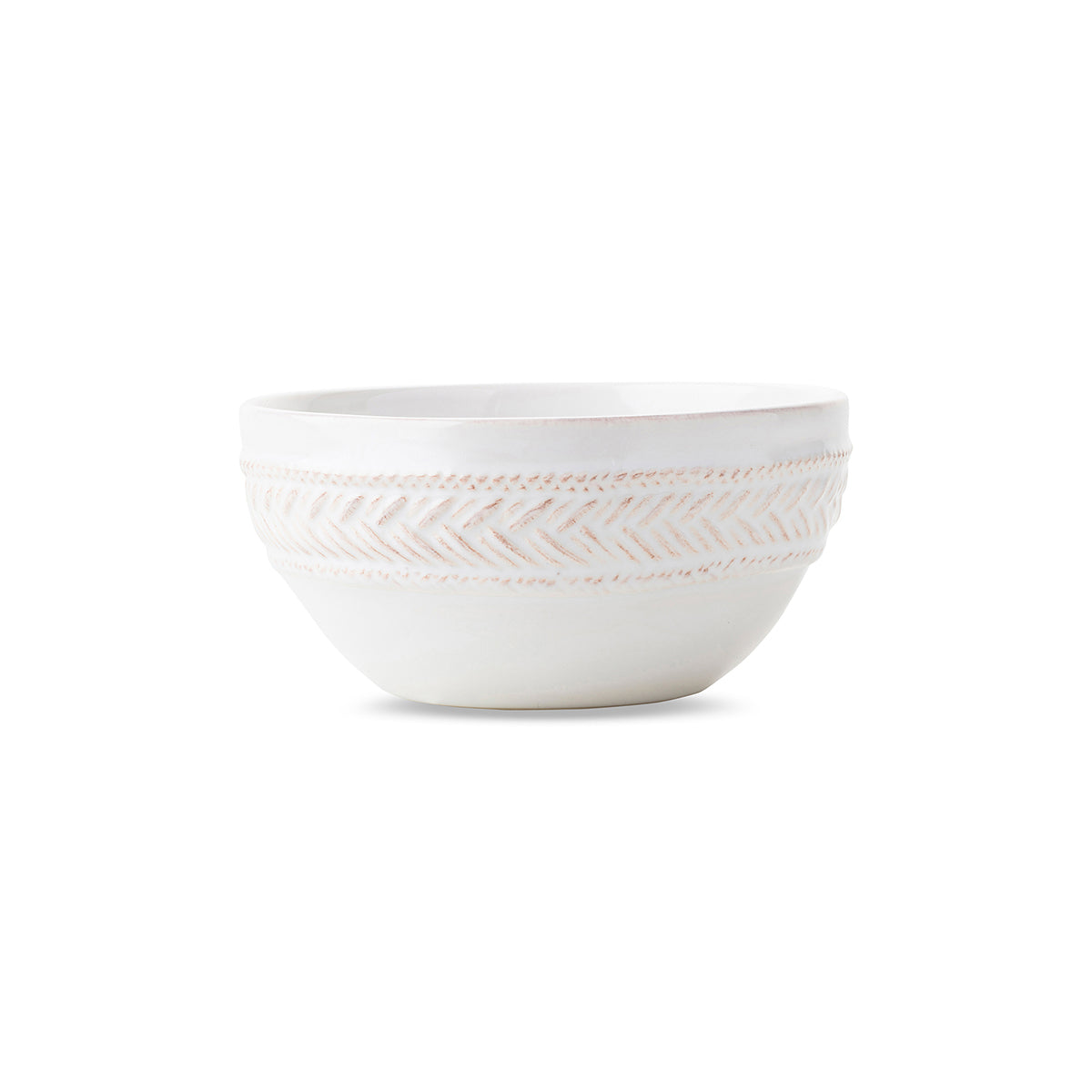 Perfect for your morning yogurt and granola or an evening indulgence of something fabulously sweet, this berry bowl with braided basket-weave trim is sure to become a daily staple.