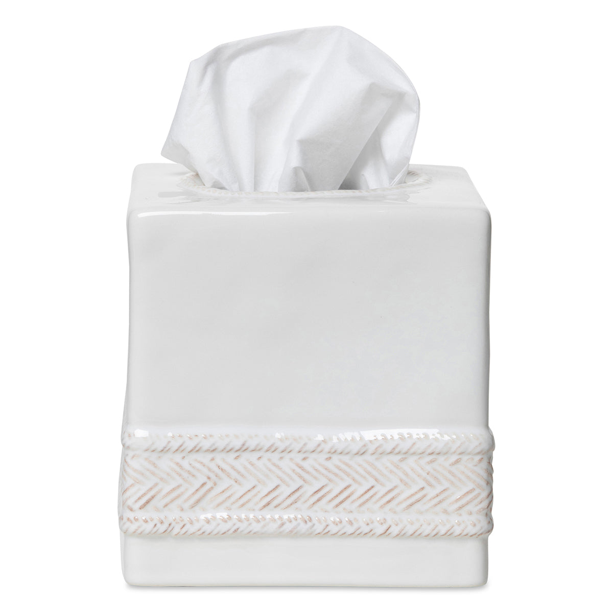 Le Panier Tissue Cover - Whitewash