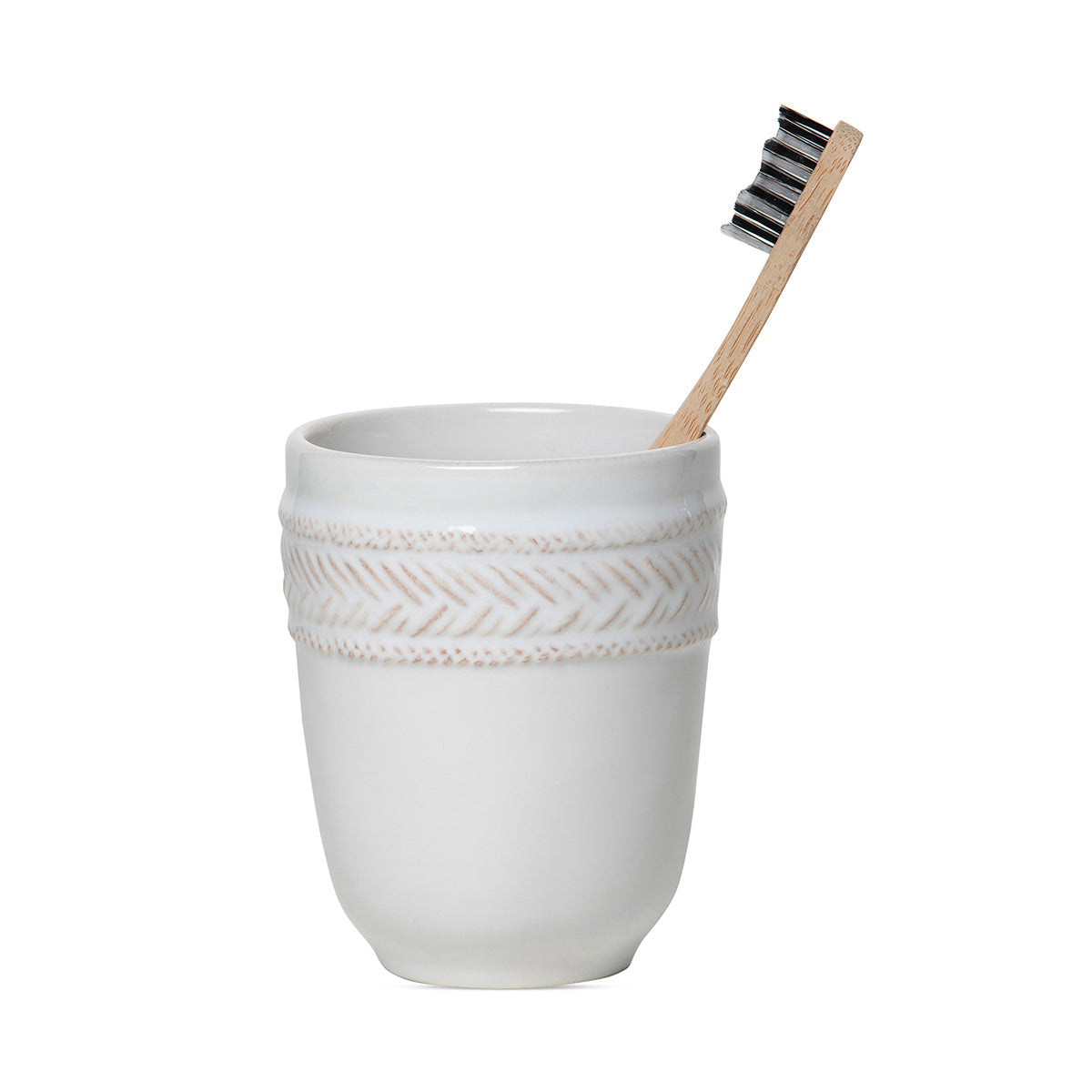 Le Panier Brush Cup - Whitewash