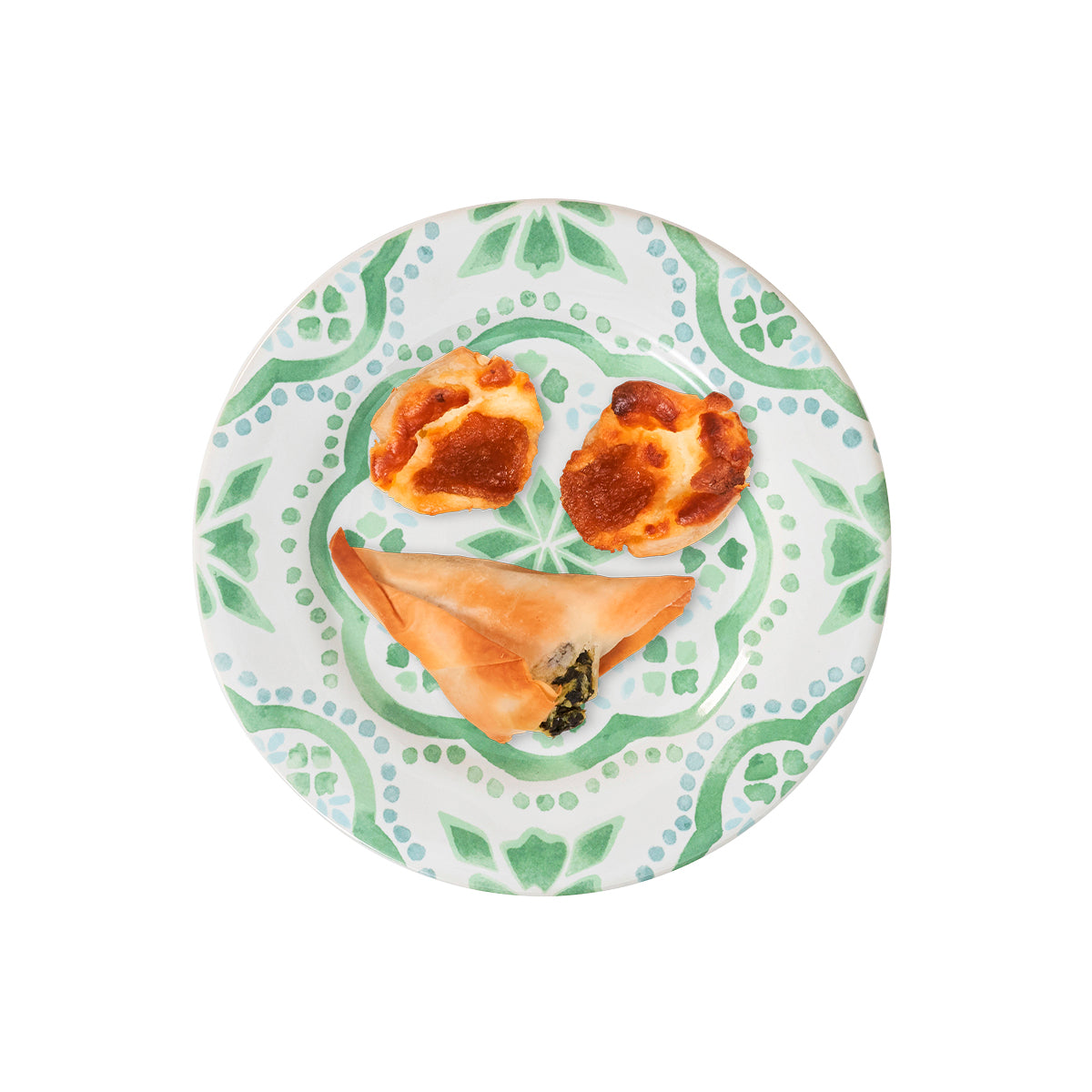 Iberian Side/Cocktail Plate Set/4 - Sage - Alternate View