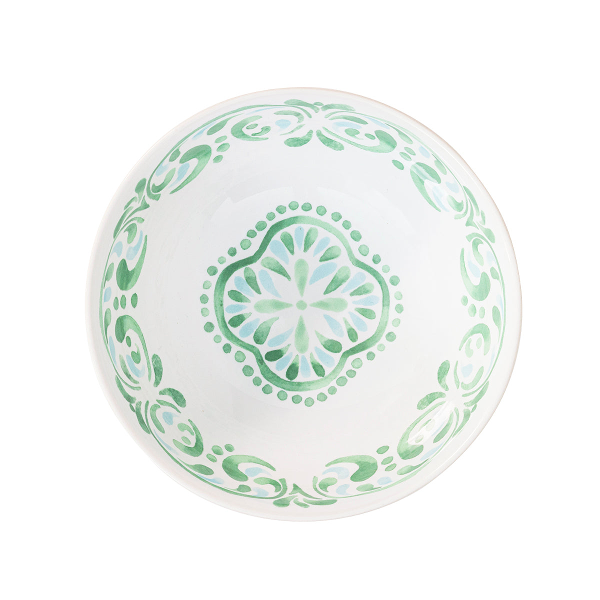 Iberian Cereal/Ice Cream Bowl Set/4 - Sage - Alternate View