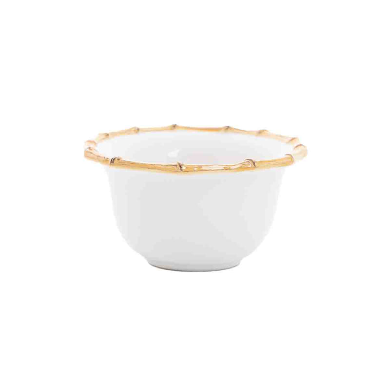 For everything from rice to ice cream, the ceramic bamboo rim of this chic bowl pairs delightfully with other collections and has us dreaming of faraway places.