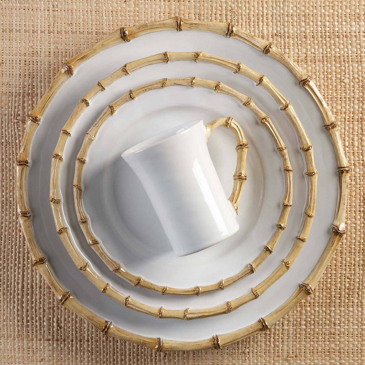 Bamboo Mug Set/4 - Natural - Alternate View