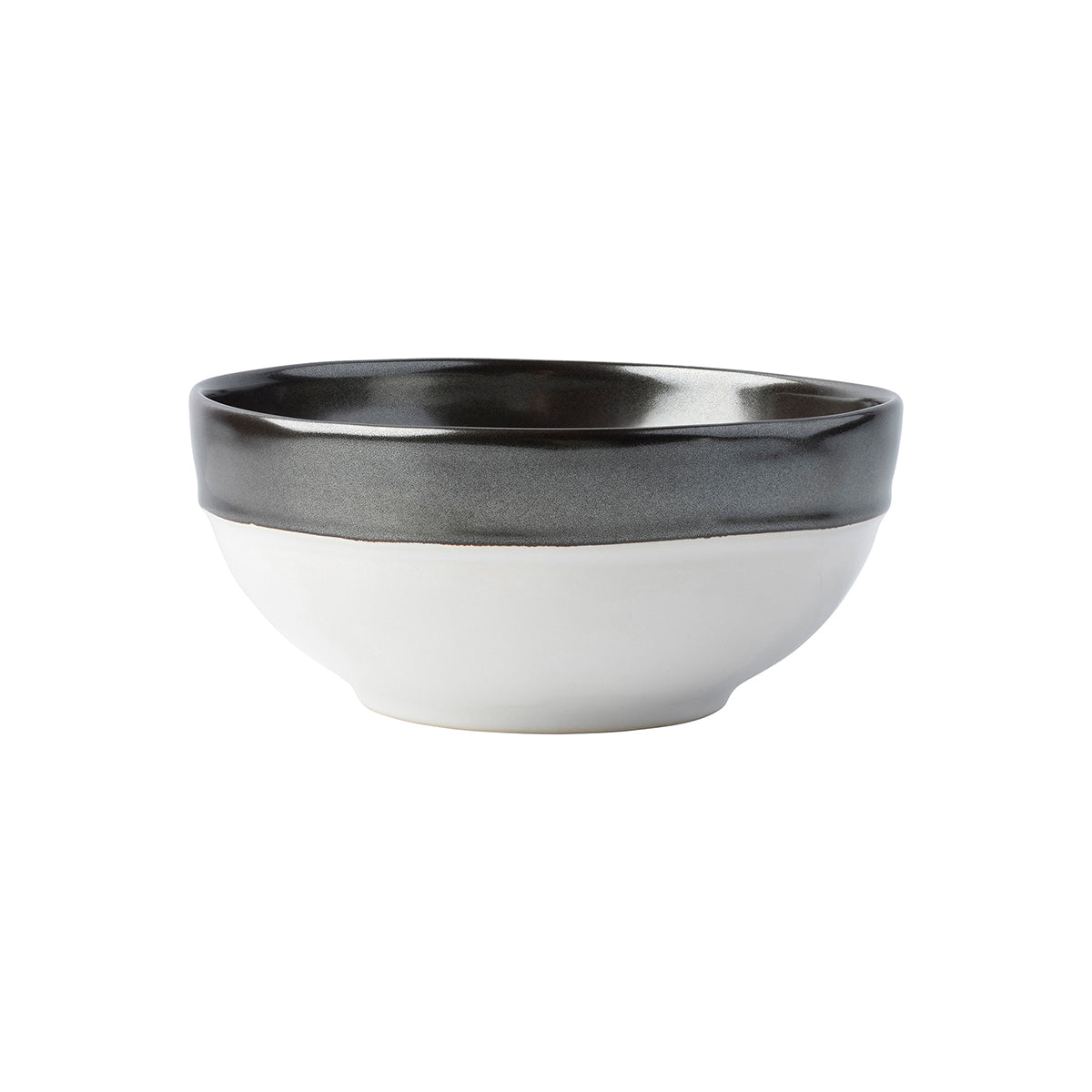 Emerson Cereal Bowl Set-4 - White-Pewter-2nd