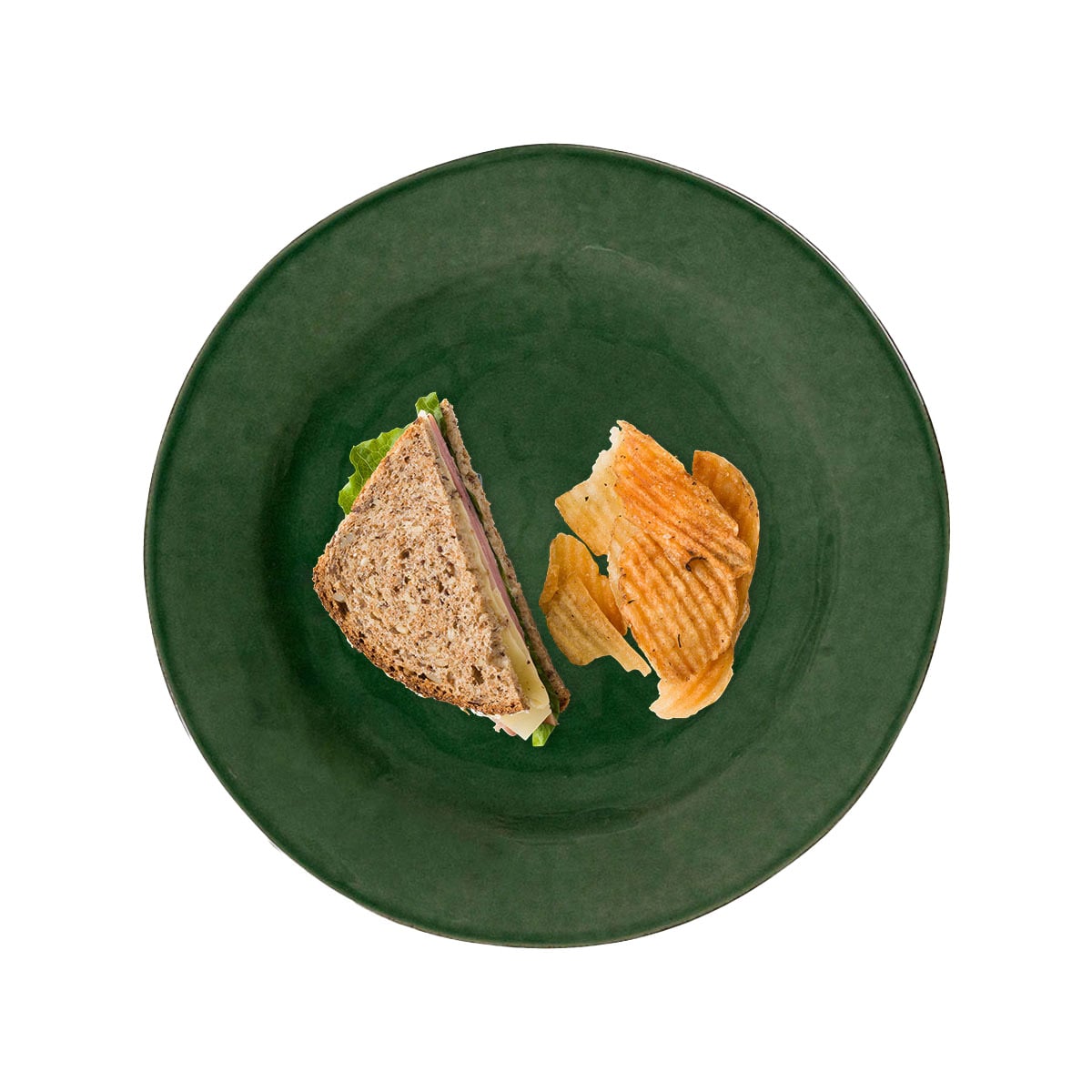 Puro Dessert/Salad Plate Set/4 - Basil - Alternate View
