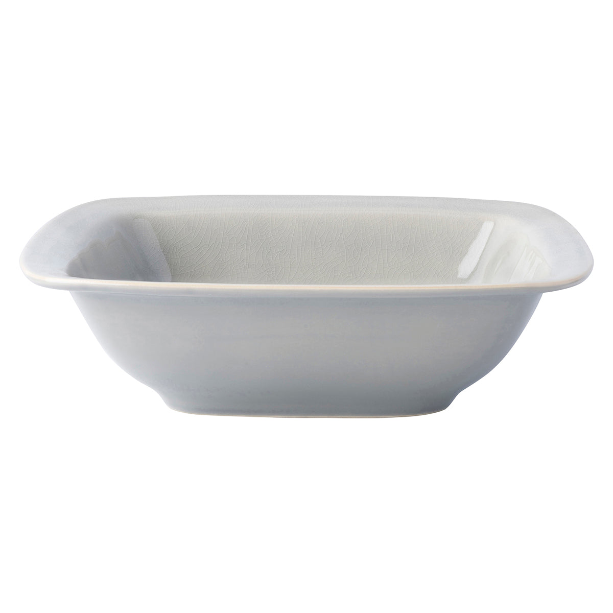 Puro 12in Rounded Square Serving Bowl - Mist Grey-1st