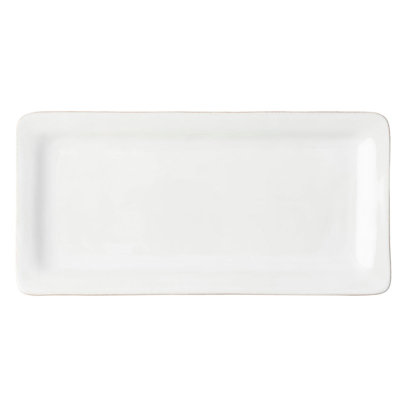 Puro Rectangular Appetizer Platter - Whitewash