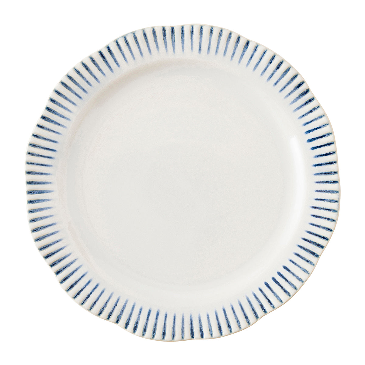 Striped dinner outlet plates