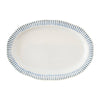 Sitio Stripe 17in Platter - Indigo-2nd