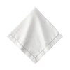 Heirloom Metallic Napkin Set-4 - Silver-1st