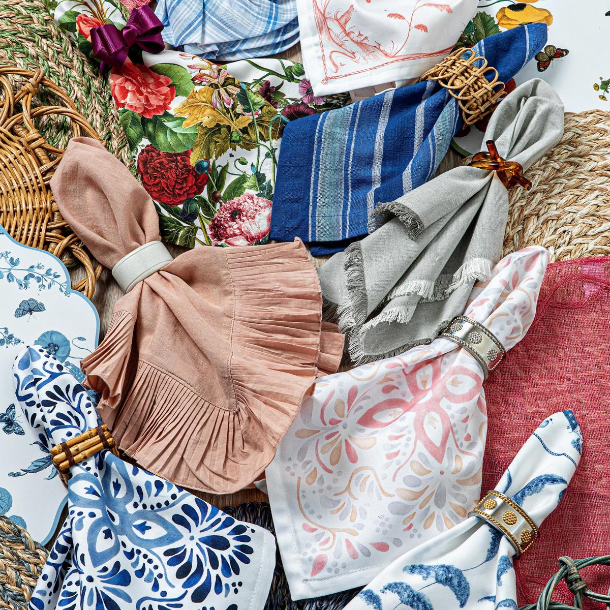 Iberian Napkin Set/4 - Pastel - Detail