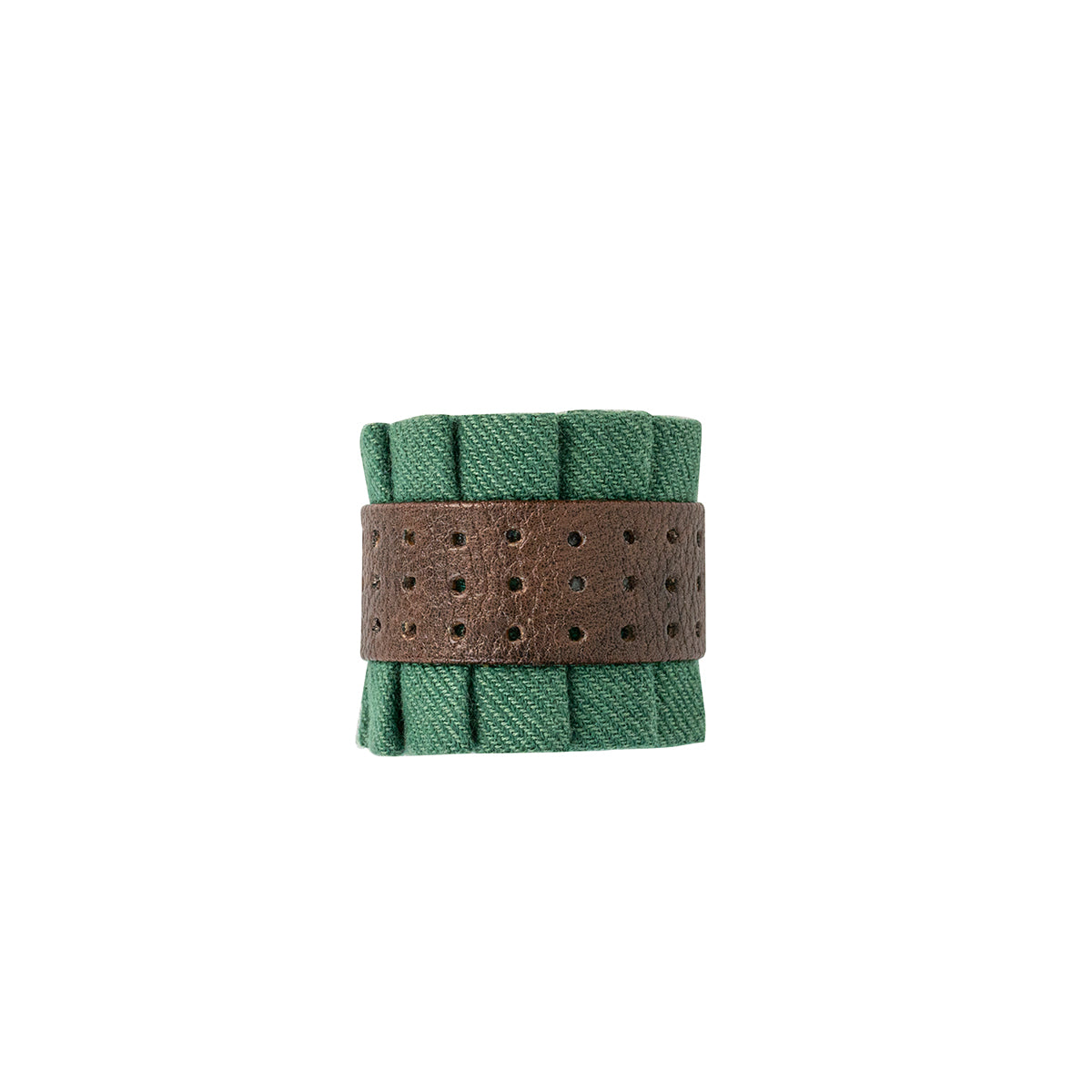 Ruffle Napkin Ring Set-4 - Green-1st