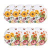Like your own personal garden, these new dessert/salad plates are full of flowers and whimsy made in our durable melamine, perfect for Mother's Day or your love for springtime blooms. Set of 8.