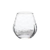 This subtly shimmering and stemless wine glass is crafted of sturdy mouth-blown glass to celebrate life's simple pleasures every day.
